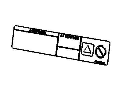 Jeep 55116955AB LABEL Belt Routing