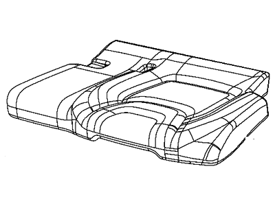 Mopar 6CV43DX9AB Cover Rear Seat Cushion Left