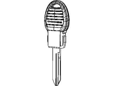 Dodge 68145592AA KEY Blank