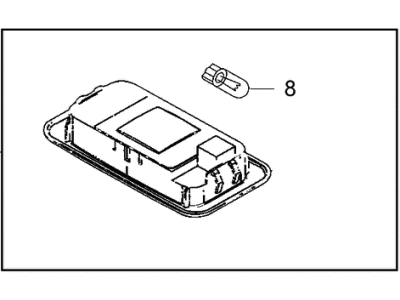 Jeep 5VY31MS7AA Interior Lamp