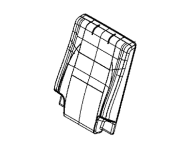 Dodge 6VJ68HL1AA COVER Rear Seat Back 3rd Row