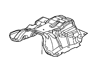 Mopar 55197007AC Insulation Floor