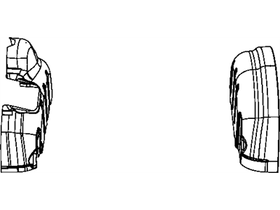 Dodge 5109624AA PANEL Wheelhouse Inner