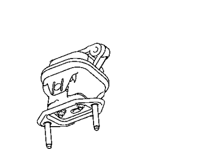 Dodge 4578044AD CUSHION Engine Support