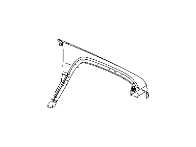 Jeep 55369219AA FENDER Front