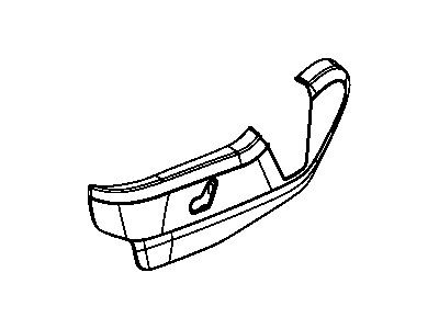 Dodge 1JB13BD1AA SHIELD Driver Outboard