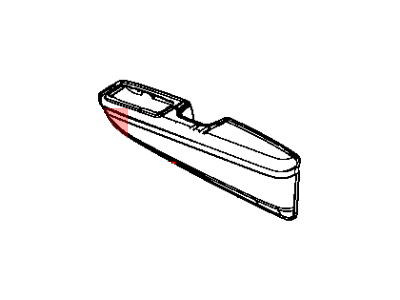 Dodge 1VZ45HL1AA ARMREST Front Door Trim