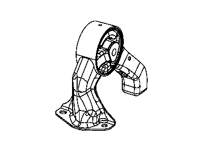 Jeep 68032586AF ENGINE MOUNT Rear