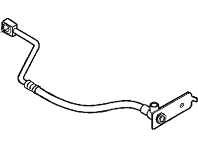 Dodge 5290113AE HOSE AND TUBE ASSEMBLY Brake Rear