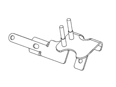 Ram 68379776AA BRACKET Exhaust DPS Bracket to DPF