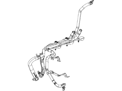 Ram 68260023AB HOSE Heater Supply and Return