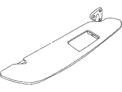2000 Dodge Ram 3500 Sun Visor - 5ES00TL2AF