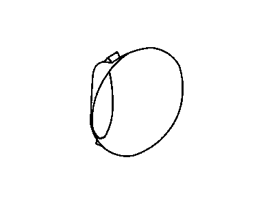 Dodge 55077238AB Fog Lamp Bezel