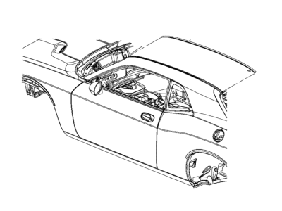 Dodge 68360012AA MOLDING Roof