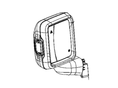 Jeep 68361984AA CAP Mirror