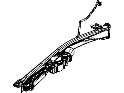 Dodge 68067846AA TRACK Power Sliding Door