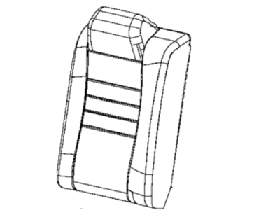 Mopar 5ZC12DX9AA Cover Rear Seat Back Right