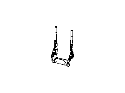 Mopar 68185497AA Mechanism Headrest Folding