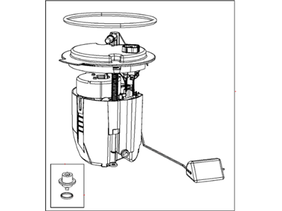 Dodge 68138243AA MODULE KIT Fuel Pump/Level Unit
