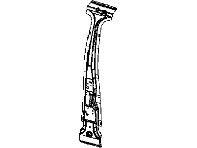 Mopar 55277062AA Reinforcement Center Pillar