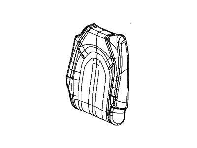 Mopar 6ED05PQQAA Cover Rear Quad Seat Back