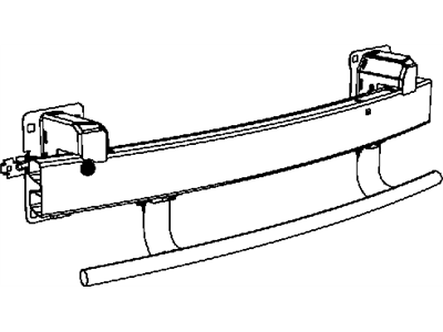 Chrysler 5303700AB REINFORCEMENT Front Bumper
