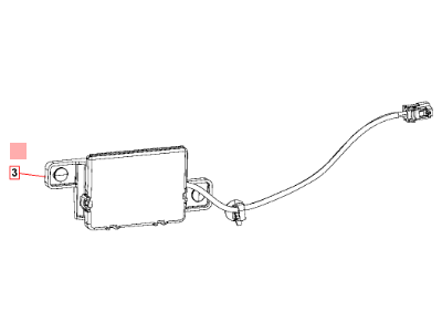 Mopar 68186558AA Antenna Remote Start And Keyless Entry