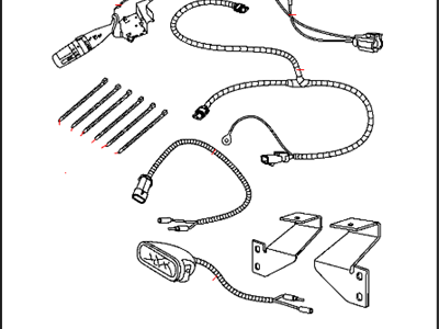 Mopar 82210217 Light Kit Fog Mopar 82210217 Light Kit Fog