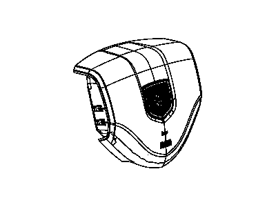 Dodge 1RV69DX9AC AIR BAG Driver