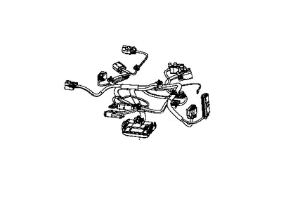 Mopar 68230771AA Wiring Seat Cushion Mopar 68230771AA Wiring Seat Cushion