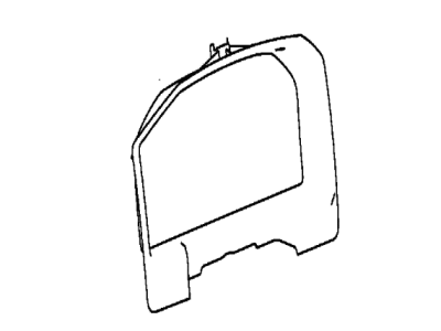 Ram 5MY13LU7AA BEZEL Instrument Cluster