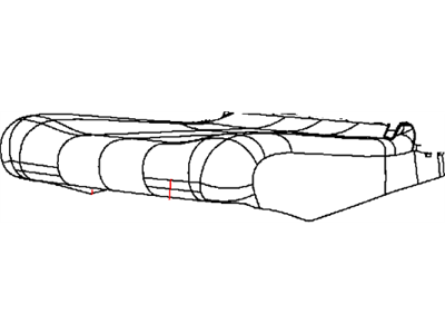 Mopar 1YZ60HL5AA Cover Rear Seat Cushion