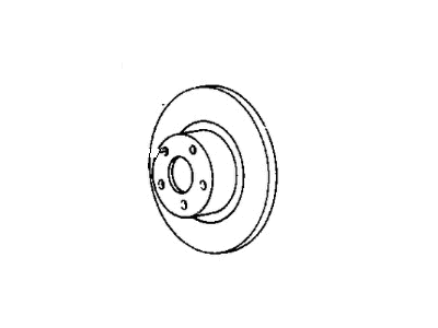 Mopar V5013968AA Disc, Front Wheel Brake (10.25" Diameter)