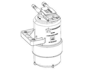 68299930AA Mopar Filter Fuel/Water Separator Illustration 1 of 1