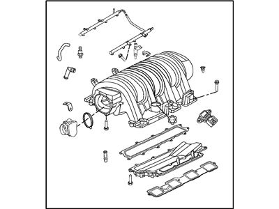 Chrysler 5037510AG MANIFOLD Intake This Package Contains All Parts Listed Below
