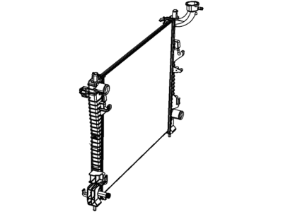 Dodge 68232591AB RADIATOR Engine Cooling