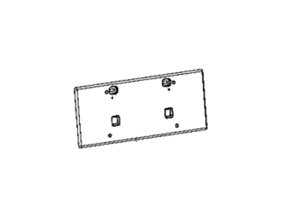 Jeep 68340234AB BRACKET License Plate