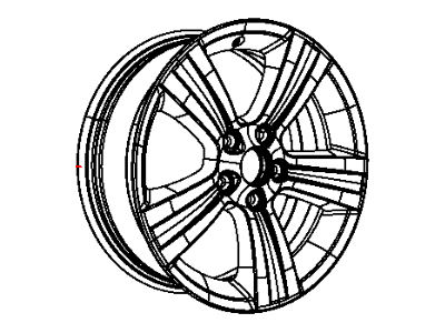 Jeep 5XT94LAUAA WHEEL Aluminum