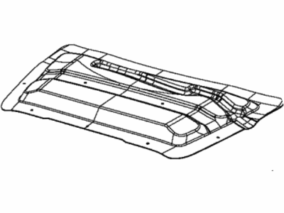 Jeep 68141674AA SILENCER Hood