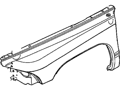 Mopar 55256848AE Liner Front Fender