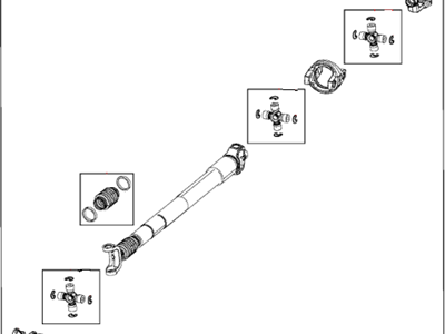 Mopar 52123083AC Shaft Drive Front