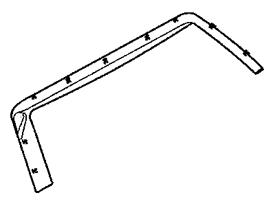 Chrysler TW52TL2AB PANEL Liftgate Trim Upper