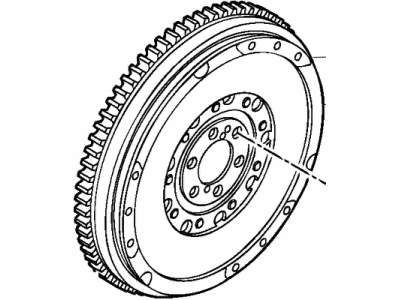 Jeep 68261782AA FLYWHEEL Engine