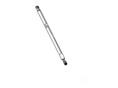 Jeep 68103073AB SUPPORT LIFTGATE GAS CYLINDER