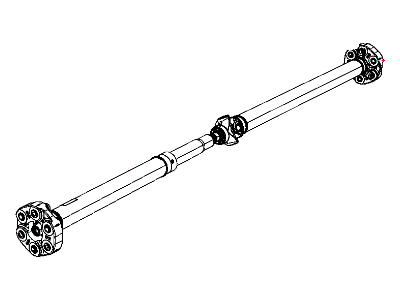 Chrysler 4593860AD SHAFT Drive Rear 2-Piece
