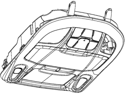 Chrysler 5RK81PD2AH CONSOLE Overhead