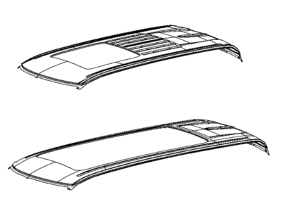 Ram 68308847AA PANEL Roof With Sunroof Opening