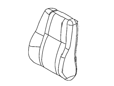 Dodge 5YW97DX9AA COVER Front Seat Back