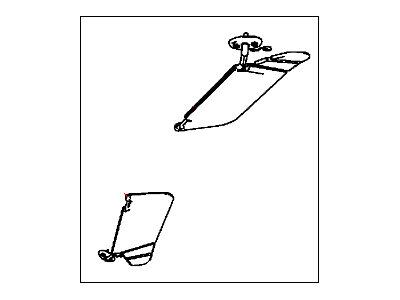 Dodge 1GW14DX9AA VISOR