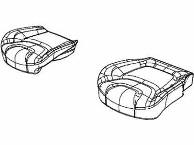Jeep 5VF78HL1AC COVER Front Seat Cushion